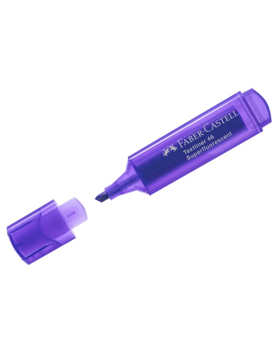 Μαρκαδόρος υπογράμμισης superfluorescent FABER-CASTELL - Μωβ