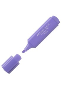 Μαρκαδόρος υπογράμμισης pastel FABER-CASTELL - Μωβ