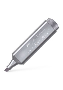 Μαρκαδόρος υπογράμμισης metallic FABER-CASTELL - Ασημί