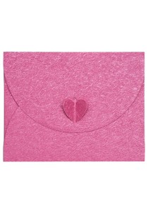 Ευχετήρια κάρτα φάκελος -Ροζ