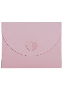 Ευχετήρια κάρτα φάκελος -Ροζ