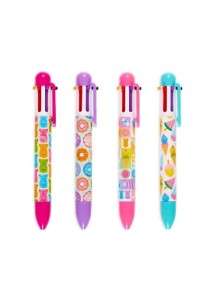 Στυλό 6 χρωμάτων Candies - Ροζ