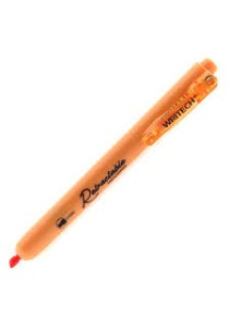 Μαρκαδόρος Υπογράμμισης Writech Retractable Pastel orange