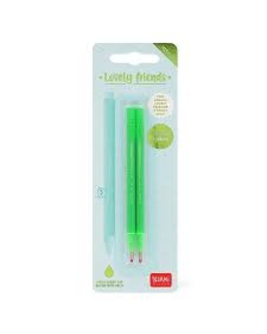  Σετ με 2 Ανταλλακτικά  Gel Pen Legami - Πράσινο