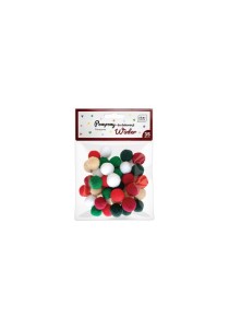 Pompoms Χρωματιστά Winter