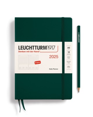 Ημερήσιο ημερολόγιο 2025 Leuchtturm - Πράσινο