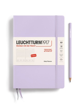Ημερήσιο ημερολόγιο 2025 Leuchtturm - Λιλά