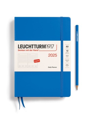 Ημερήσιο ημερολόγιο 2025 Leuchtturm - Μπλε