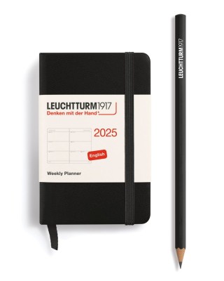 Εβδομαδιαίο ημερολογιο 2025 Leuchtturm - Μαύρο