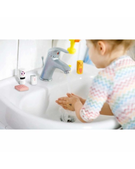 Cleany Stamp Παιδική σφραγίδα & σαπουνάκι -  Λιοντάρι