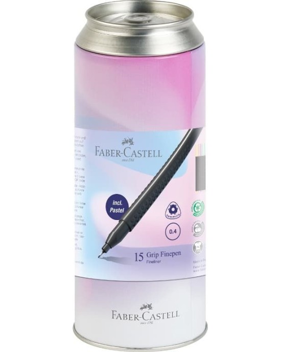 Μαρκαδόροι Faber Castell Finepen Can Box 