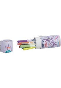 Giotto Μαρκαδόροι Ζωγραφικής Turbo Soft Brush Candy Collection 12τμχ