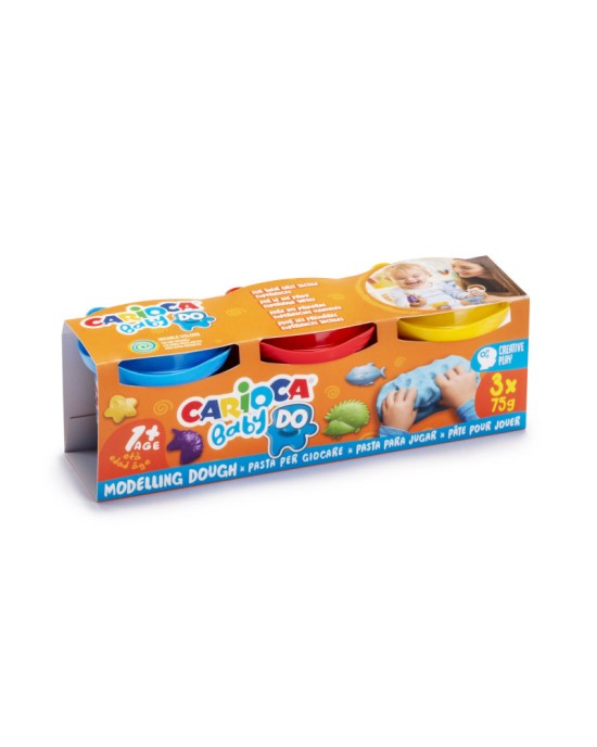 Πλαστοζυμαράκια Carioca Baby Do 3 τεμάχια 75gr