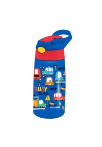 Παγούρι-θερμός με καλαμάκι Must 400ml- Οχήματα