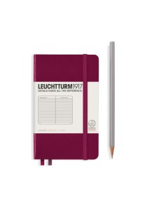 Σημειωματάριο- Leuchtturm1917 A6 pocket port red