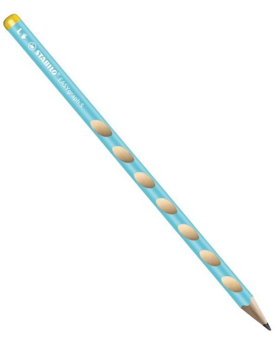 Μολύβι γραφίτη Stabilo EASYgraph 325 Slim για αριστερόχειρες - Γαλάζιο
