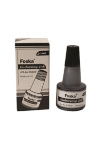 Μελάνι για σφραγίδα Foska 30 ml μαύρο