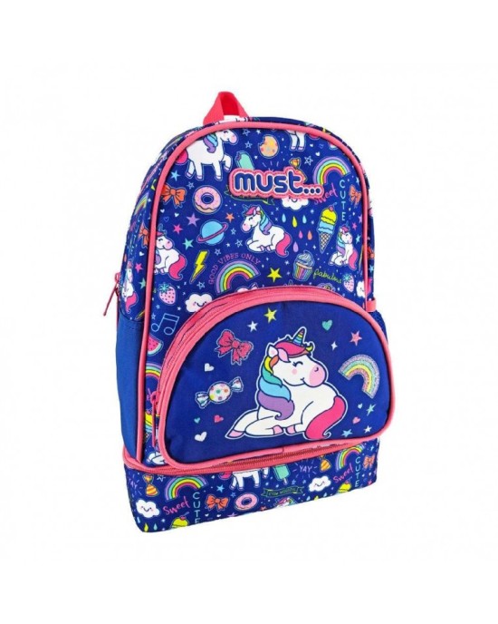 Σακίδιο Νηπίου Must Unicorn με Ισοθερμική Θήκη Φαγητού