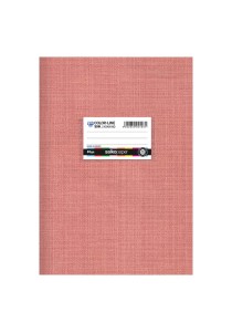 Τετράδιο πλαστικό Color-Line Salko paper ριγέ κόκκινο- 50 φύλλων