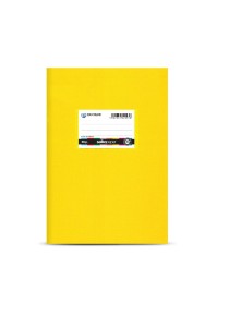 Τετράδιο πλαστικό Salko paper με μεγάλα κουτάκια (Μ.Κ.) κίτρινο - 50 φύλλων