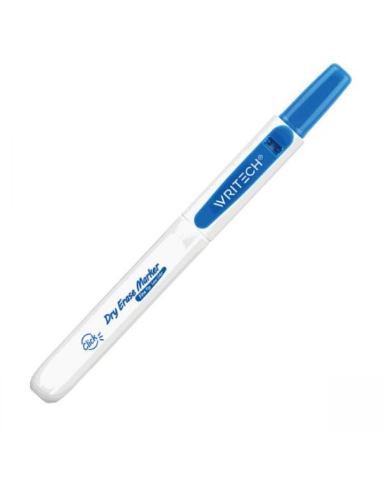 Writech Μαρκαδόρος Πίνακος Κουμπί 2mm Retractable - Μπλε
