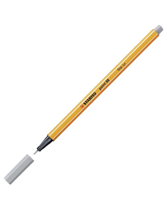 Μαρκαδόρος STABILO 88/95 Fine 0.4 Γκρι