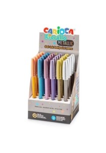 Στυλό Carioca Fiorella Gel Metallic Διάφορα Χρώματα 1mm