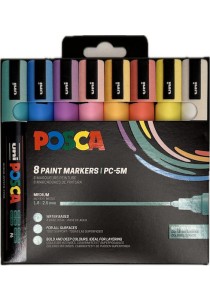 Μαρκαδόροι Posca pastel - Σετ 8τμχ
