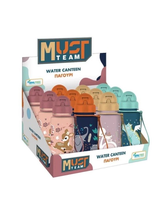 Παγούρι παιδικό 400ml Must σε 4 σχέδια