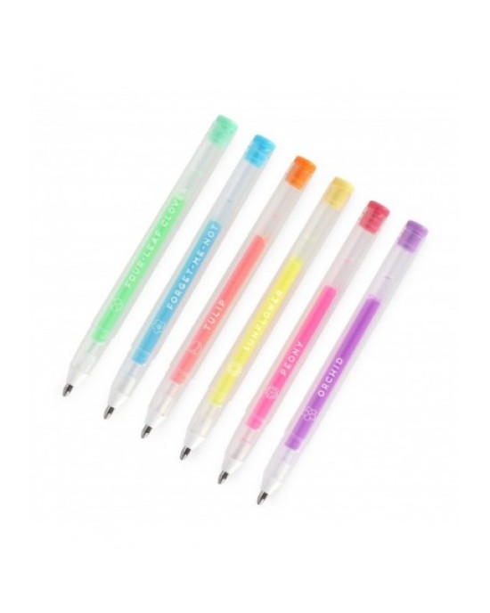  Σετ 6 παστέλ Gel Pens της Legami